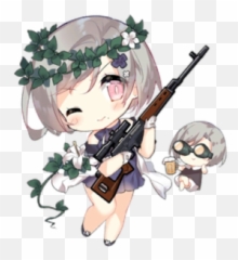 Girls Frontline Fairies Characters - Tv Tropes Cartoon Emoji,Skull Gun Knife Emoji