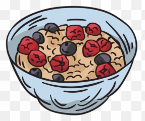 Bircher muesli dish food illustration - Transparent PNG Plato De Comida Png Emoji