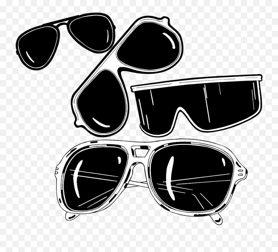 Free Glasses With Transparent Background Download Free Clip - Glasses Illustration Png Emoji,Dark Sunglasses Emoji