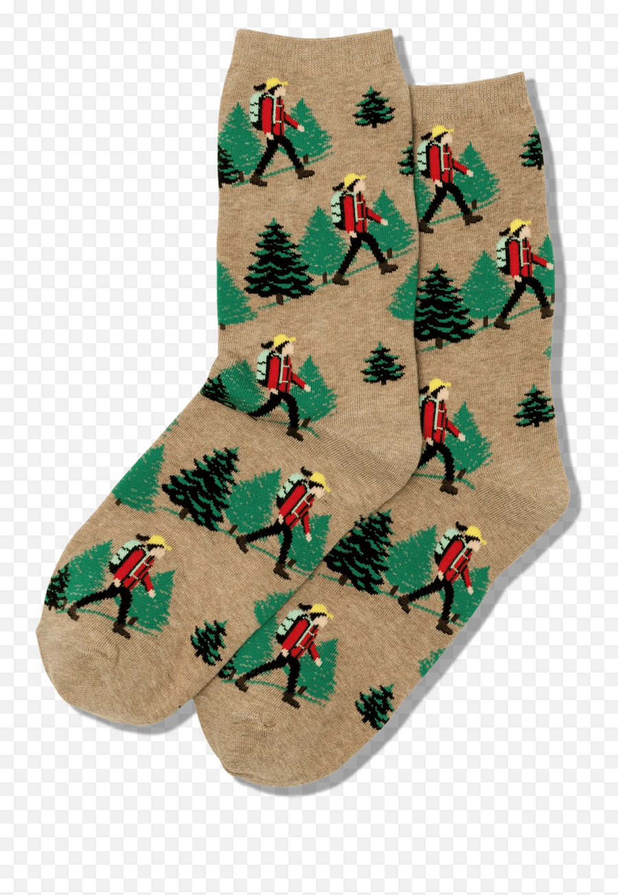Womenu0027s Hiker Crew Socks U2013 Hotsox - Christmas Stocking Emoji,Potted Plant Emoji