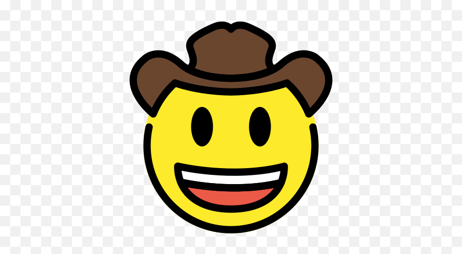 Cowboy Hat Face Emoji - Meaning,Sombrero Emoticon