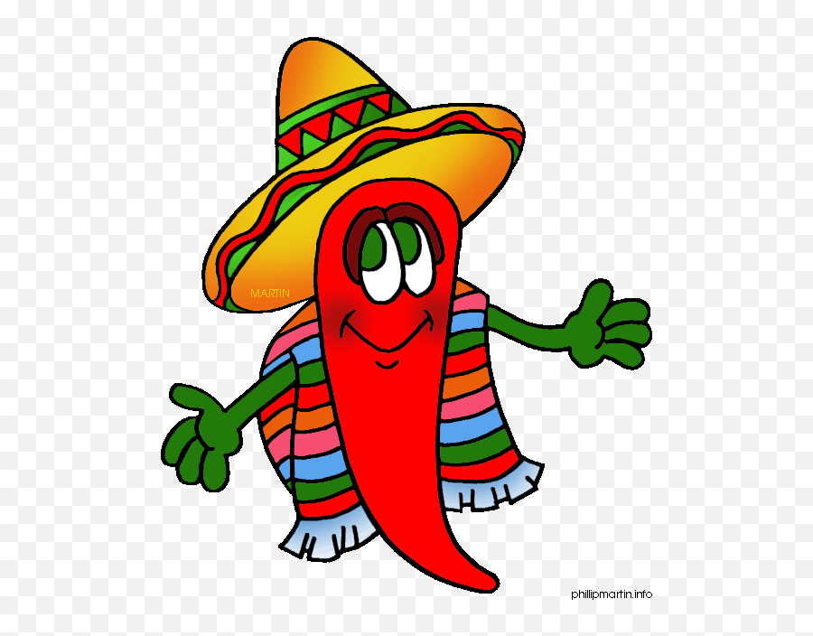 Mexican Chili Pepper Clipart - Mexican Clip Art Emoji,Chili Pepper Emoji