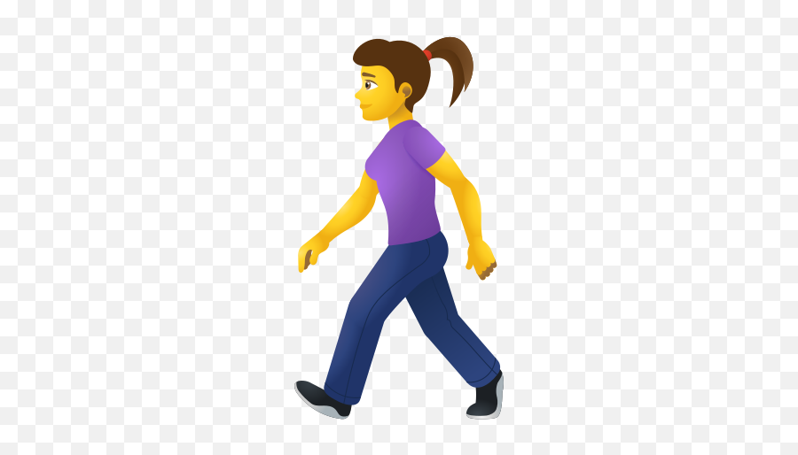 Woman Walking - For Running Emoji,Shocker Emoji