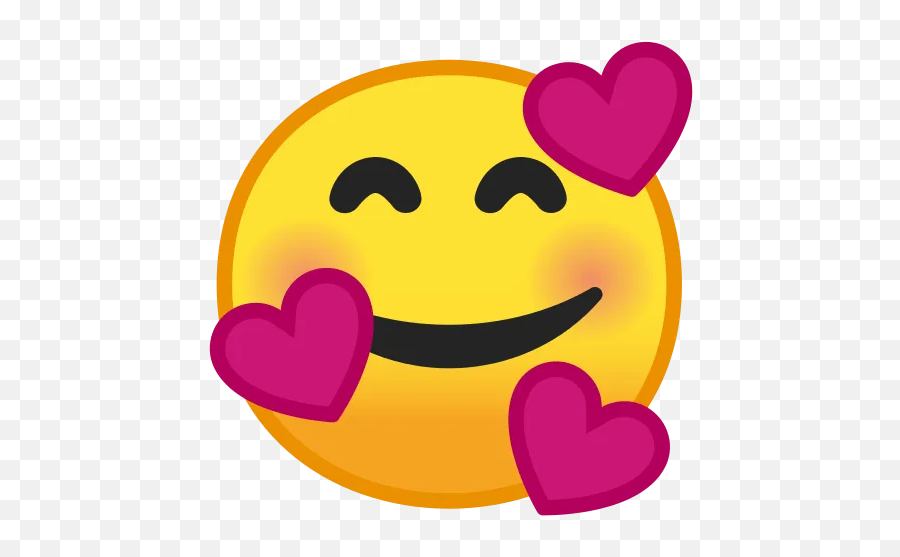 Good Morning Ruby - Smiling Face With 3 Hearts Emoji,Big Hug Emoji