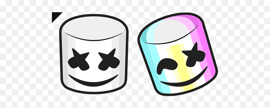 Nirvana Cursor - Marshmello Cursor Emoji,Marshmello Emoji