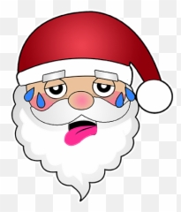 Hi Santa Claus By Luis Maldonado - Santa Claus Emoji,Santa Emoticons