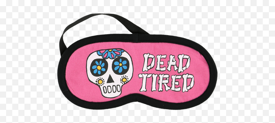 Sleepmask - Dead Tired Skull Clipart Full Size Clipart For Teen Emoji,Emoji Pencil Case