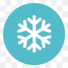 Snow flake Icon Flat Christmas Circle Iconset fps - Washington Office On Latin America Emoji