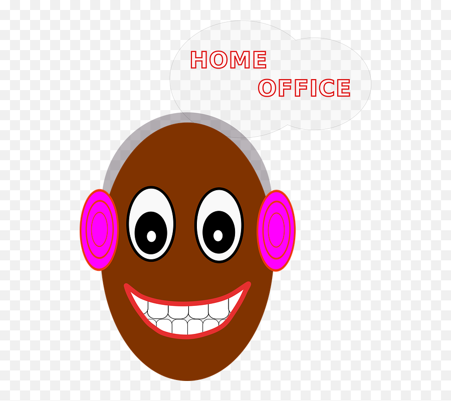 Home Office Emoji Smiley - Happy,Luck Emoji