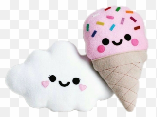 Cute Pillows Sticker Challenge - Soft Emoji,Ice Cream Emoji Pillow