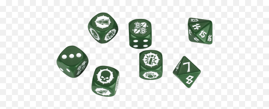 Warhammer Bloodbowl The Gouged Eye Dice - Orc Blood Bowl Dice Emoji,Warhammer Emoji