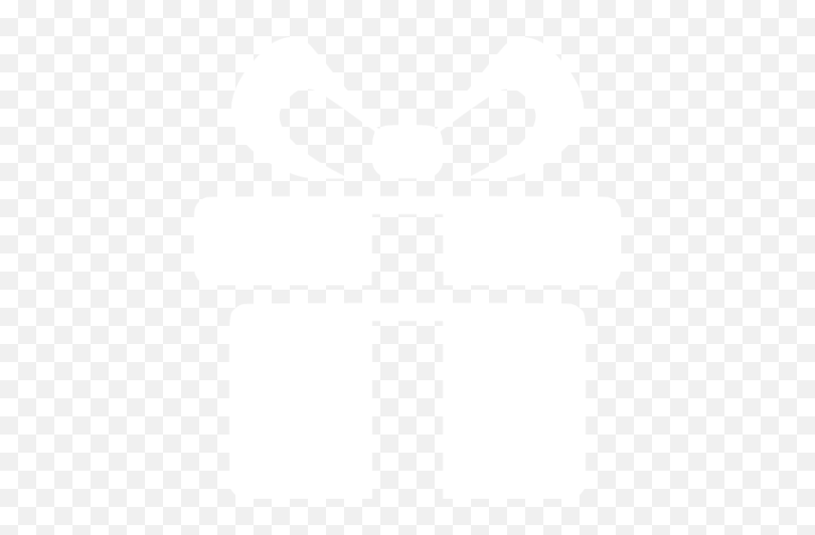 White Gift Icon - Transparent White Gift Png Emoji,Present Emoticon