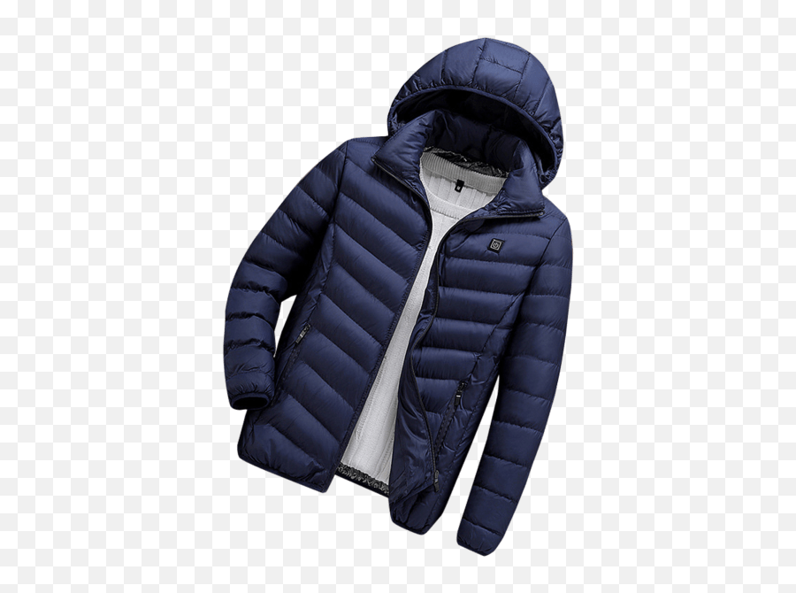 Caldo Heated Puffer Jacket - Jacket Emoji,Zipper Lips Emoji