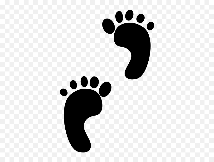 Foot Clipart 12 - Small Foot Print Emoji,Foot Emoji
