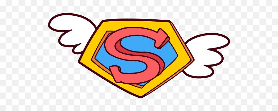Emoji Superman Heart Freetoedit Mimi Ftesticker - Cute Superman Logo Cartoon,Superman Emoji