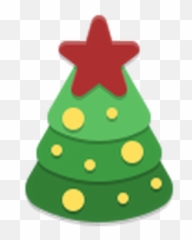 Christmas Snow Village - Tree Emoji