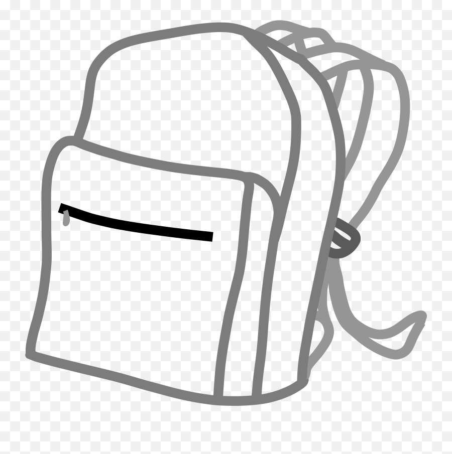 Clipart Backpack Cartable Clipart - Clip Art School Bag Emoji,Emoji School Bag