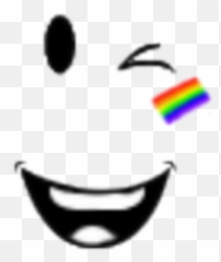Pride - Happy Face Roblox Emoji,Gay Emoticon
