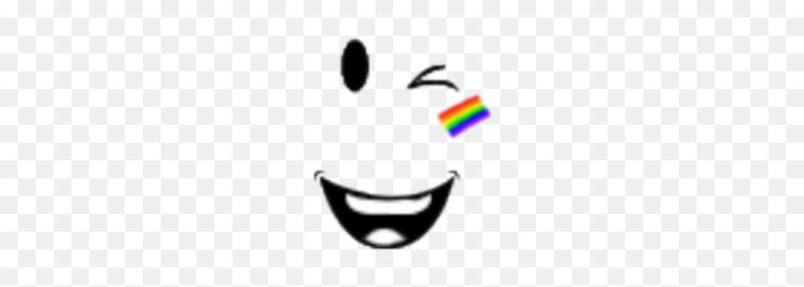 Pride - Happy Face Roblox Emoji,Gay Emoticon