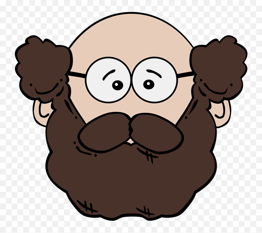 Beard Face Man - Beard On Face Clipart Emoji,Beard Emoji Android