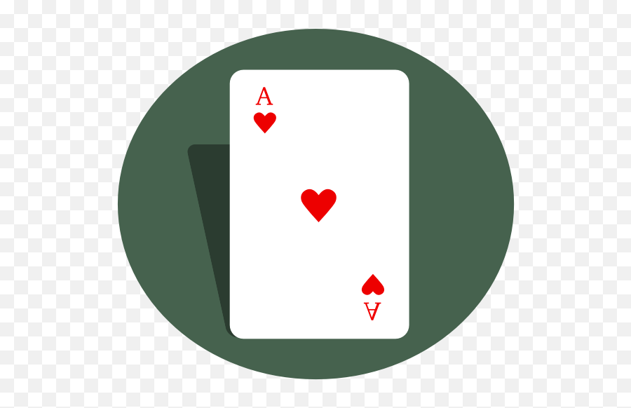 Hearts Playing Card Vector Drawing - Playing Card Emoji,Ace Of Spades Emoji