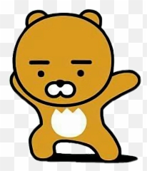 Kakoa Kakoafriends Ryan Korean Cute Kawaii Cartoon Remi - Kakao Friend Ryan Gif Emoji,Korean Emoji