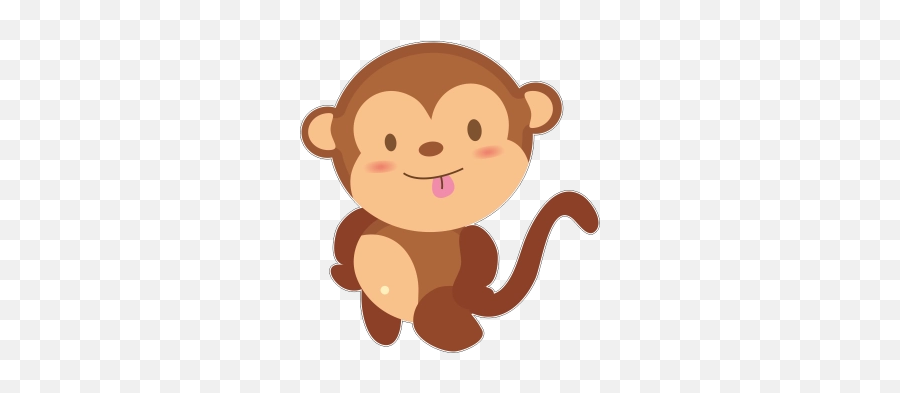 Monkeys Png And Vectors For Free - Cartoon Baby Monkey Png Emoji,Three Monkey Emoji