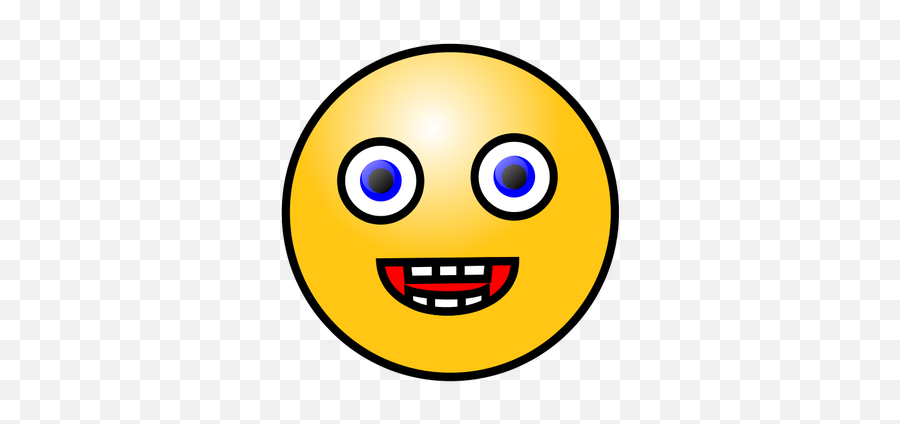 Laughing Face Emoticon Vector Image - Laughing Face Gif Png Emoji,Emoticons