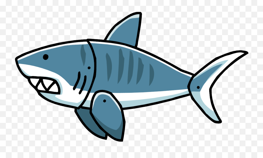 Vector Sharks Thresher Shark Picture - Tiger Shark Clip Art Emoji,Shark Fin Emoji