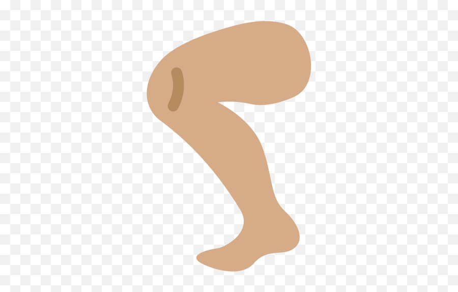 Leg Emoji With Medium Skin Tone Meaning With Pictures - Leg Emoji,Leg Emoji