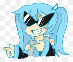 D6 Miku - Cartoon Emoji,Dash Emoji