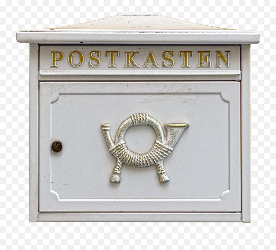 Letter Boxes Post Horn Mailbox White - Drawer Emoji,X In A Box Symbol Emoji