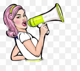 Megaphone - Sticker By Missy Leigh Sterling Pop Art Megaphone Emoji,Megaphone Emoji