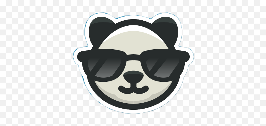 Nice Expert Knowitall Panda Meme - Cool Panda Logo Emoji,Gangster Emoji
