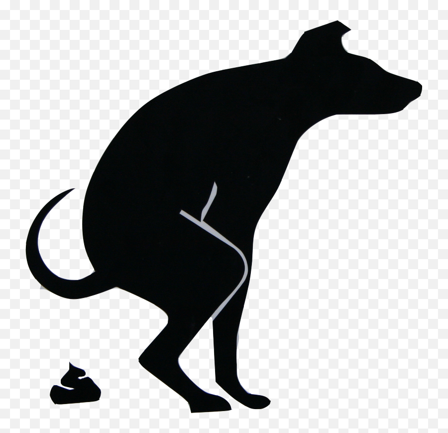 Transparent Background Dog Poop Clipart - Transparent Dog Pooping Silhouette Emoji,Pooping Emoji