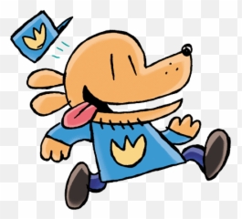 Dog Man Character Clipart - Dog Man Emoji,Man And A Book Emoji