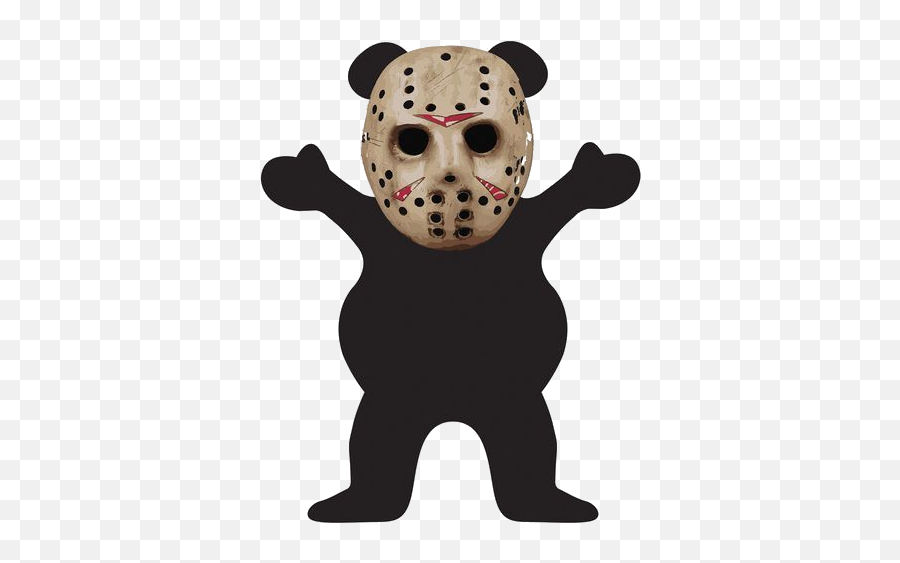 Jason Voorhees Bear Fridaythethirteenth - Grizzly Chris Joslin T Shirt Emoji,Jason Voorhees Emoji