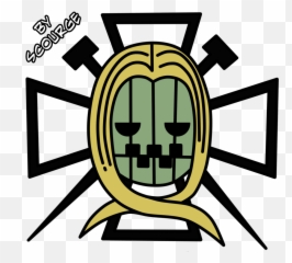 One Piece Jolly Roger Hawkins Transparent Cartoon - Jingfm Logo Emoji