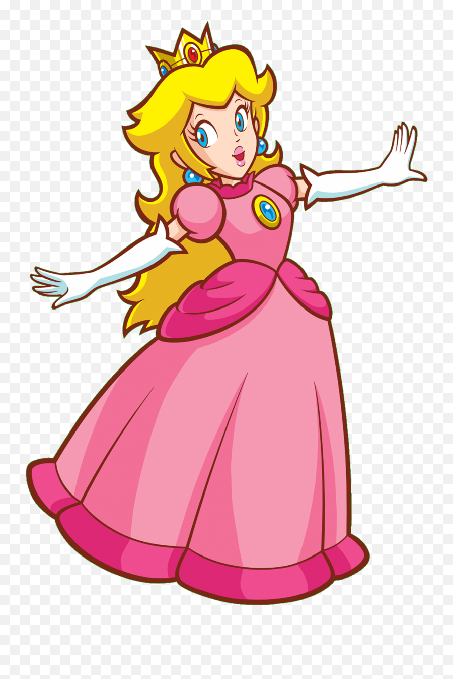 Happy Princess Peach Clipart - Super Princess Peach Artwork Emoji,Og Peach Emoji