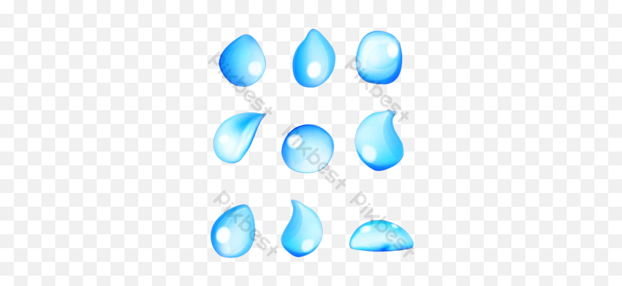 Water Drop Vector Ai Templates - Dot Emoji,Water Drop Emoji