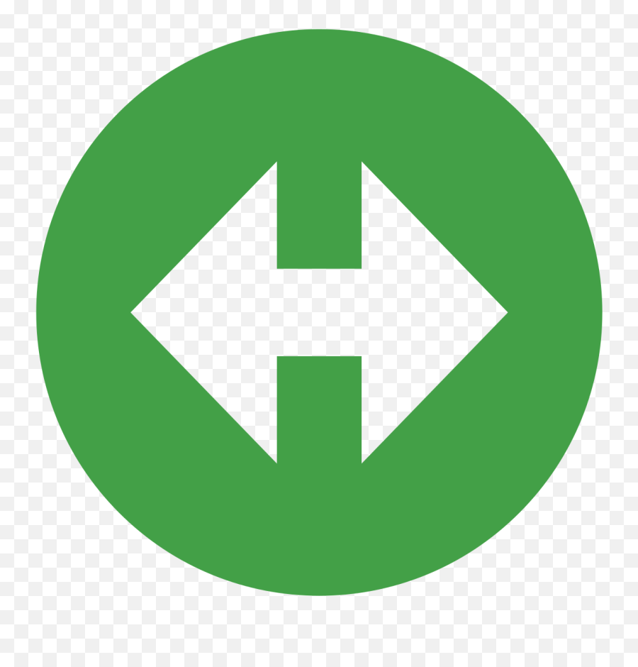 Eo Circle Green Arrow - Mail Logo Green Colour Emoji,Left Arrow Emoji