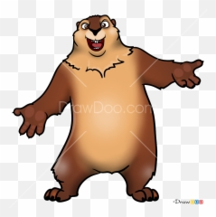 How To Draw Jimmy The Nut Job 2 - Happy Emoji,Groundhog Emoji