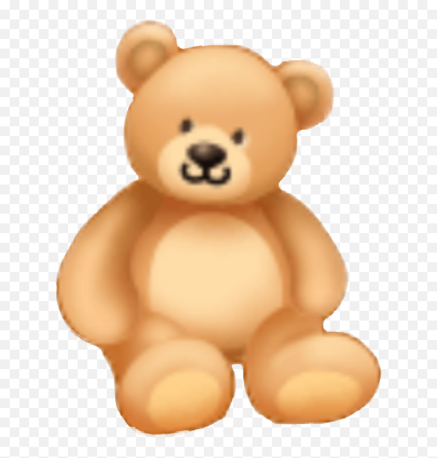 Emoji Oursenpeluche Plush Sticker - Teddy Bear Emoji Png Transparent,Emoji Plush Toys