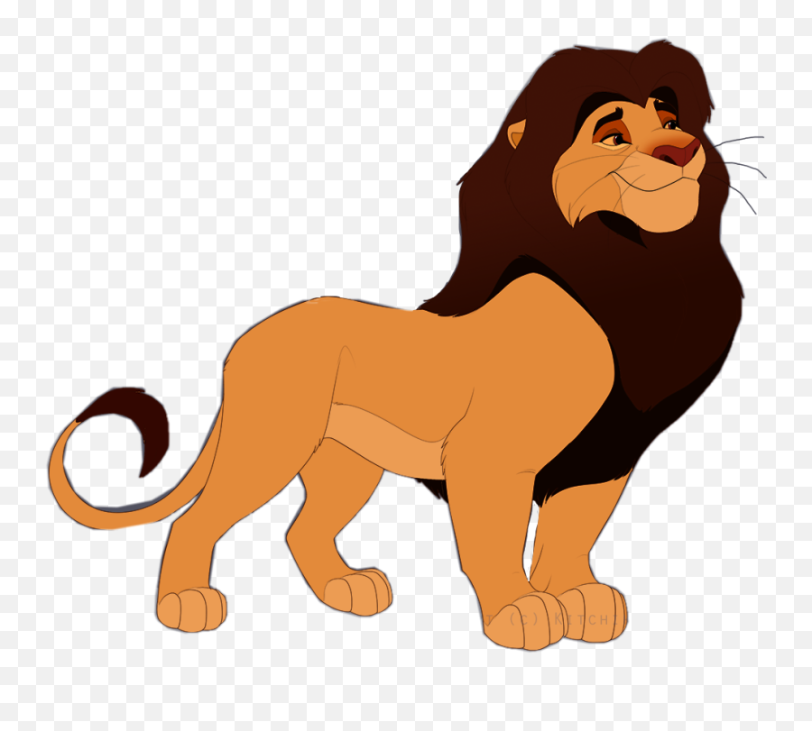 Ahadi Lionking Sticker - Animal Figure Emoji,Lion King Emoji