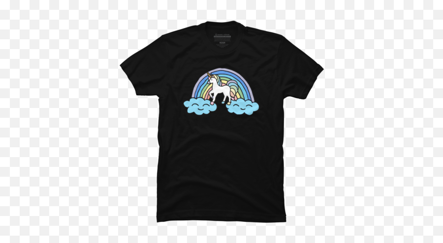 New Unicorn Menu0027s T Shirts Design By Humans - Super Mario World T Shirt Emoji,Unibrow Emoji