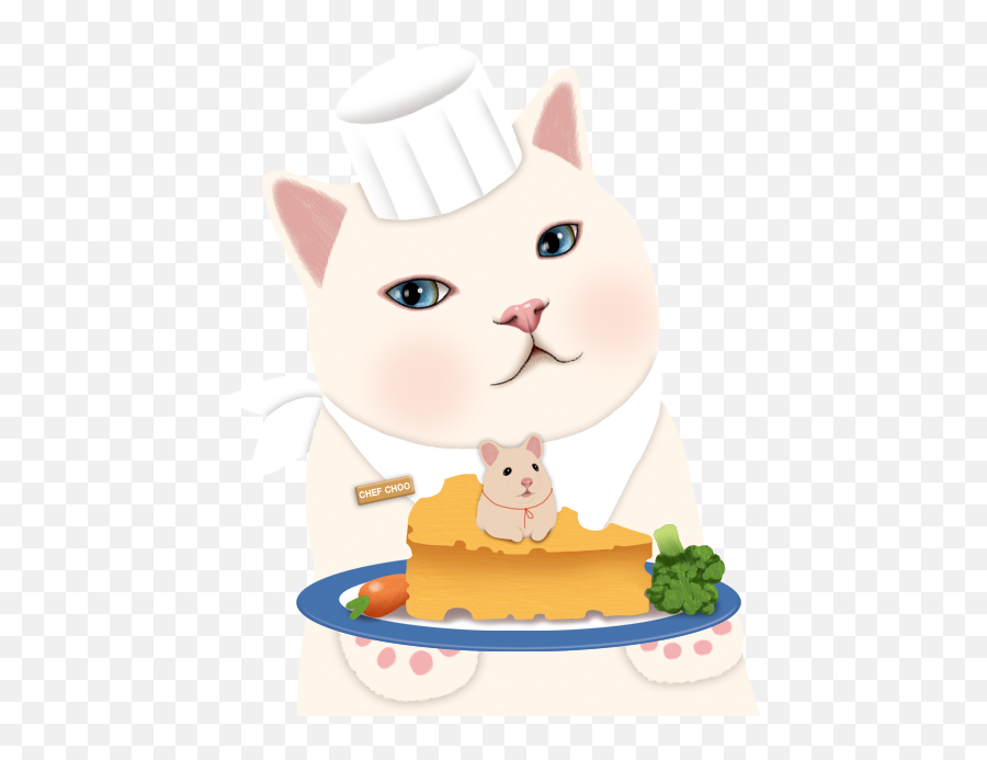 Choo Choo Cat Everyday - Dish Emoji,Cat Emoji Cake