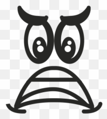Yelling Emoticon Face - Clip Art Emoji,Yelling Emoji