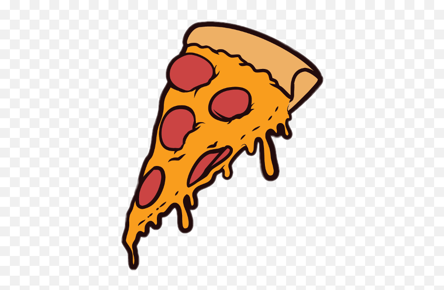 Emoji Pizza Comida - Cartoon Pizza Slice Png,Pizza Emoji