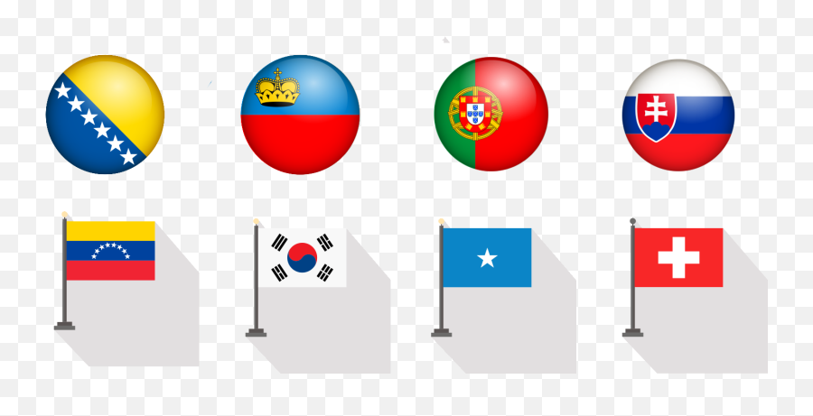 Best Flag Icons To Use For Websites - Transparent Background Country Flag Icon Emoji,Slovakia Flag Emoji