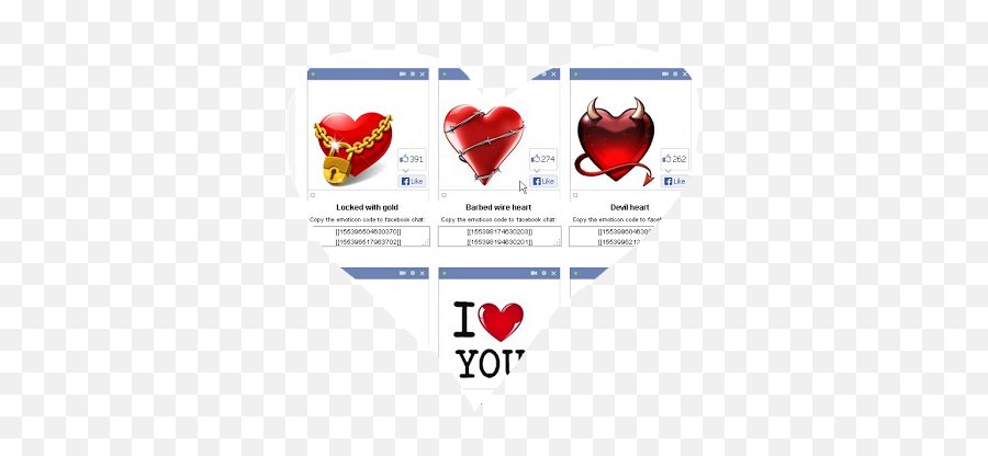 Love In The Air Fb Emoticon Codes 2013 - Heart Emoji,Facebook Emoticons Codes
